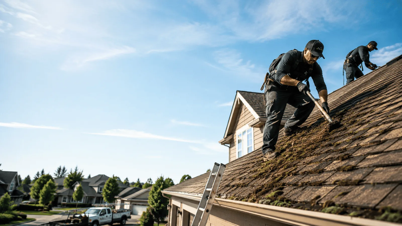 Roof Moss Removal in Bellevue, OH near me